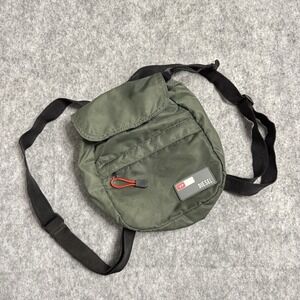 Vintage Diesel Backpack Green Mini Spare Parts Rucksack‎ Nylon Small